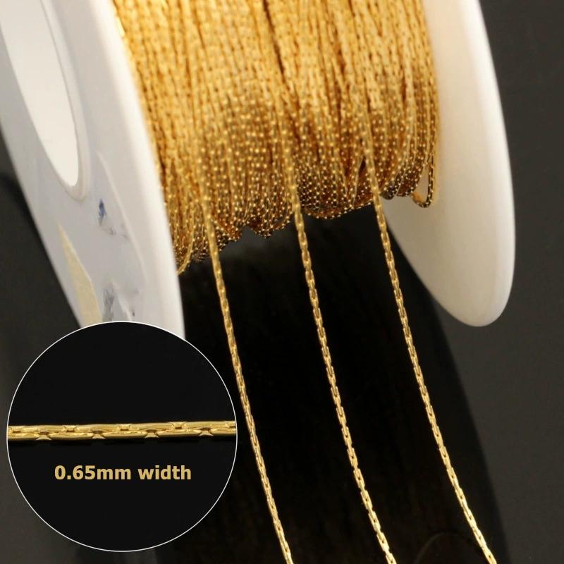 Винтажные Змеиные Цепочки 14K Gold Filled Не Тускнеющие Постоянный Браслет Ожерелье Изготовление Ювелирных Изделий Оптовые Цепочки