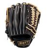 ZETT Neo Status Soft Baseball B Size BRGB31530N All-Around Glove, Black/Pastel (1932), 4,