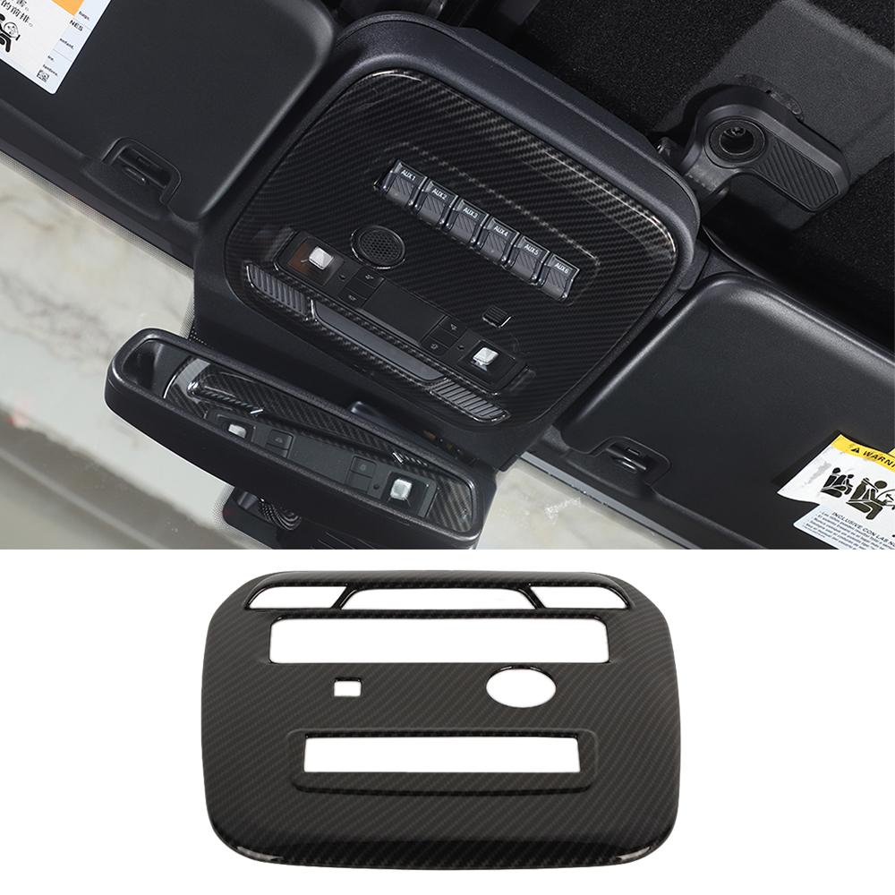 Передняя лампа для чтения автомобиля, декоративная панель, наклейка, рамка для Ford Bronco 2022 2023, внутренние молдинги