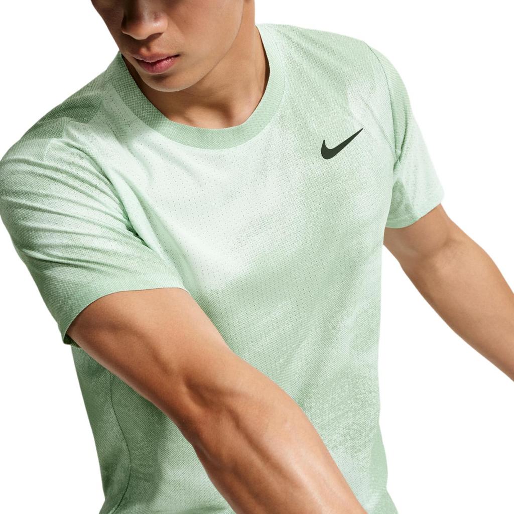 Nike Теннисная футболка Carlos Alcaraz Court Slam Dri-FIT ADV Мужские топы IB1017-394 Вязаная, дышащая, быстросохнущая