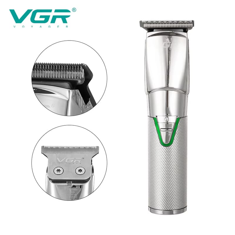 New Men's Universal Metal Hair Clipper Electric Long-lasting Oily Hair Clipper Home Salon Professional Electric Hair Clipper Rechargeable Dual-use