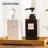 250/450/650ml Travel Plastic Clear Dispenser Pump Empty Bottle Liquid Shower Gel Soap Bottles