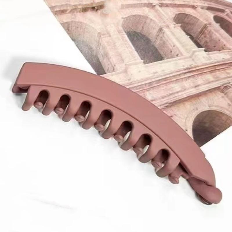 Заколка для волос «банан» 13 см — простая вертикальная заколка для хвоста на затылке