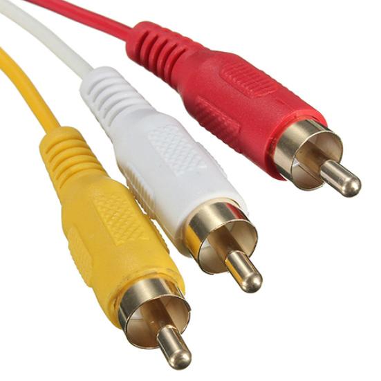 5 футов 1080P HDTV HDMI-совместимый Мужской на 3 RCA Аудио Видео AV Кабель Шнур Адаптер