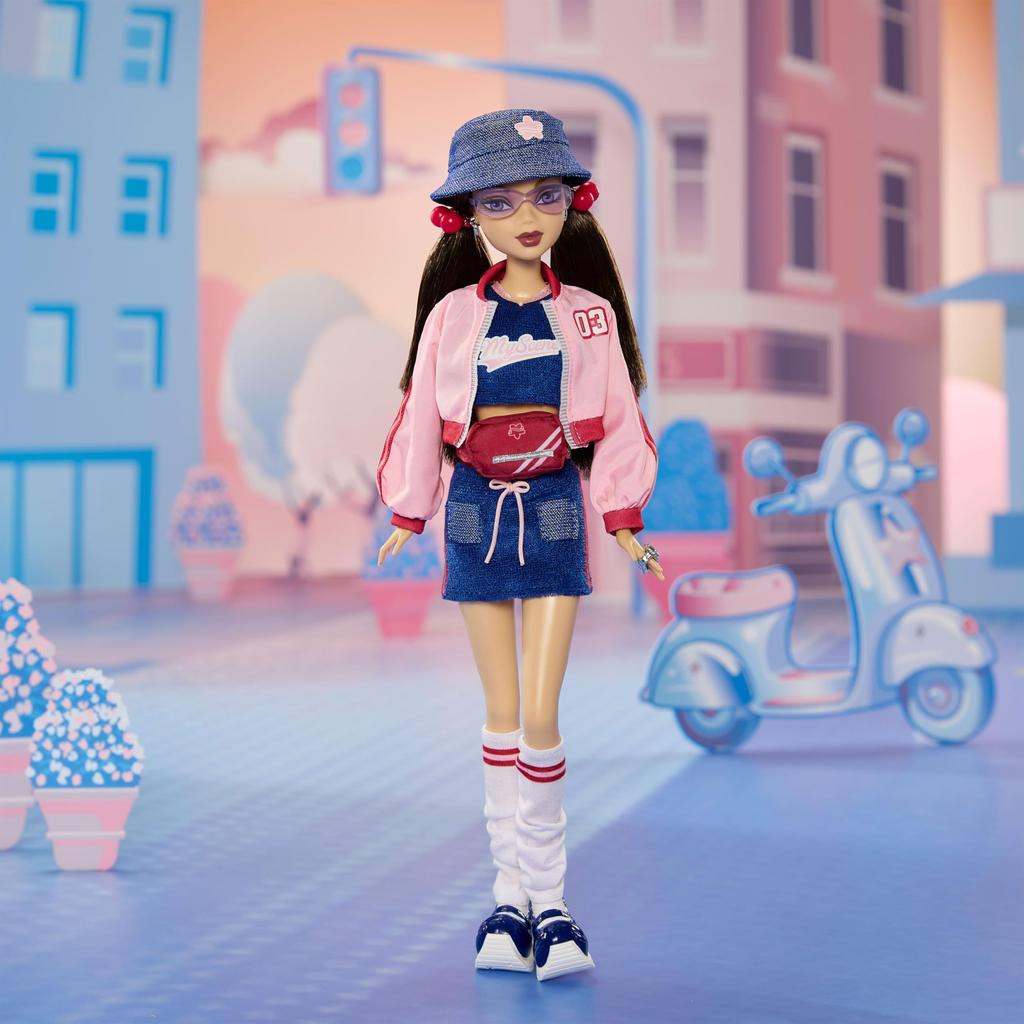 barbie Кукольный домик My Scene Nolly Signature Black для ролевых игр для детей от 6 лет и JBH79 Переодевания, Вверх,