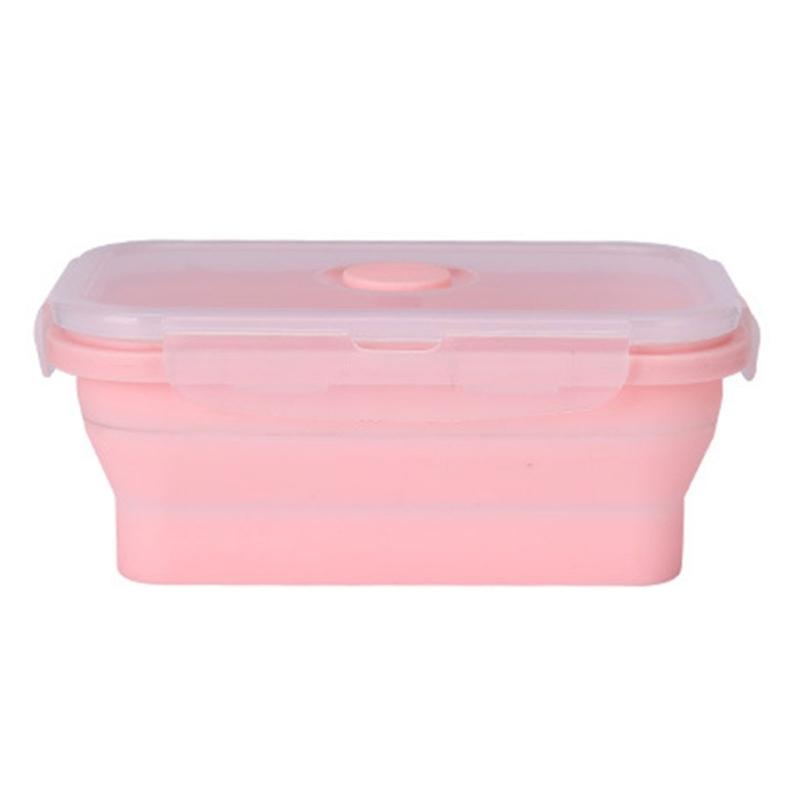 Эффективные силиконовые ланч-боксы, можно мыть в посудомоечной машине, маленькие контейнеры для хранения, идеально подходят для кемпинга