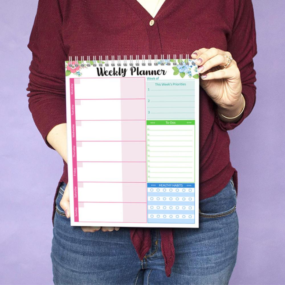 A5 Notebook Planner Weekly Meal Planner Pad Schedules To Do Planner List Pad Office