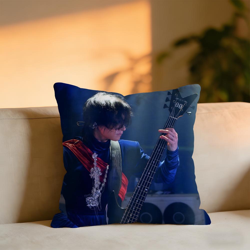Toshiya Cushion Cover Cozy Velvet Throw PillowSoft Warm Cushion For Sofa Bed