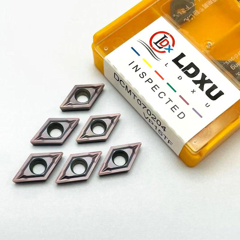 10 шт. DCMT070204 UE6020 твердосплавный инструмент высококачественный режущий инструмент DCMT 070204 токарная пластина