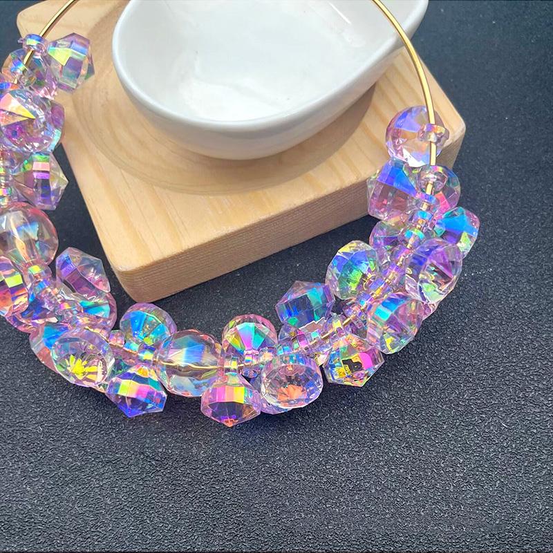 20 шт., цветные хрустальные бусины, граненые шарики, аксессуары, ювелирные изделия
