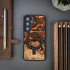 Bewood Unique case for Samsung Galaxy S24 - Orange with MagSafe