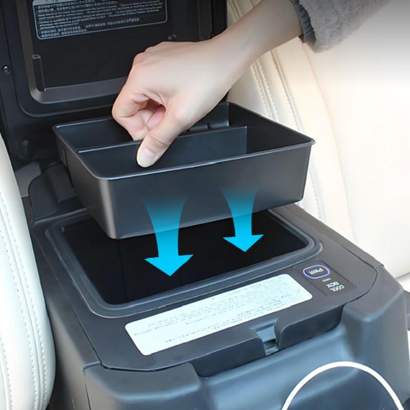 Для Toyota Land Cruiser Prado FJ120 FJ150 2002~2020 Автомобильный подлокотник Скрытый пластиковый органайзер Держатель Ящик для хранения Аксессуары для интерьера