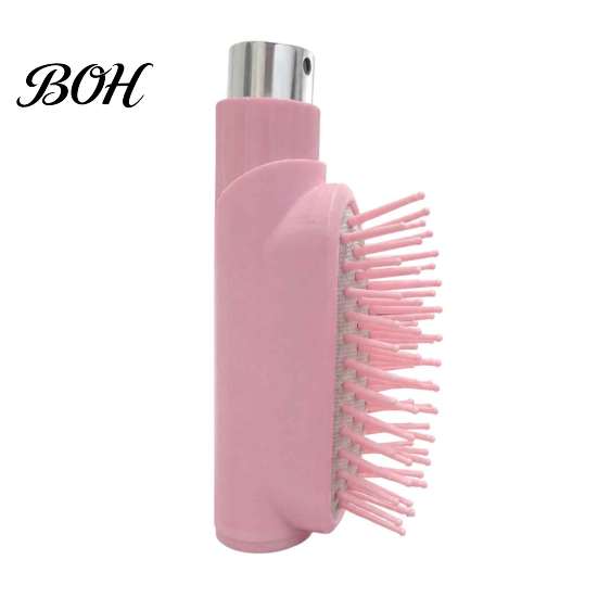 Portable Hair Brush 2-In-1 Spray Brush, Frizz Control Scalp Massage Detangling Hydrating Men Women Misting for Dry, Flyaway & Tangled Quick