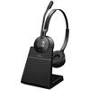 Casque stéréo - JABRA - Engage 55 MS - Sans fil DECT - Microphone large bande - Confort léger