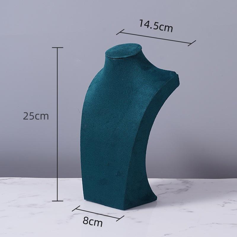 Flannel Necklace Display Stand - Portrait Jewelry Holder