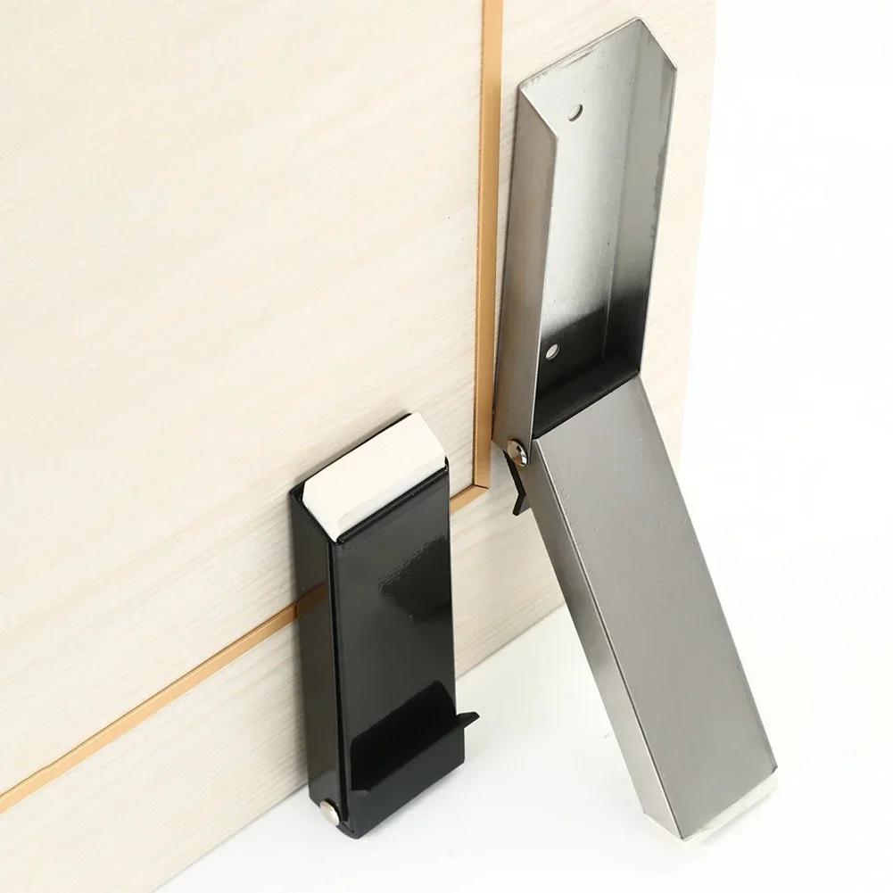 Door Stopper Silent Magnetic Wall Mount Catch Nail-Free Sticker Windproof Doorstop Anti-Collision Wall Protector Hardware