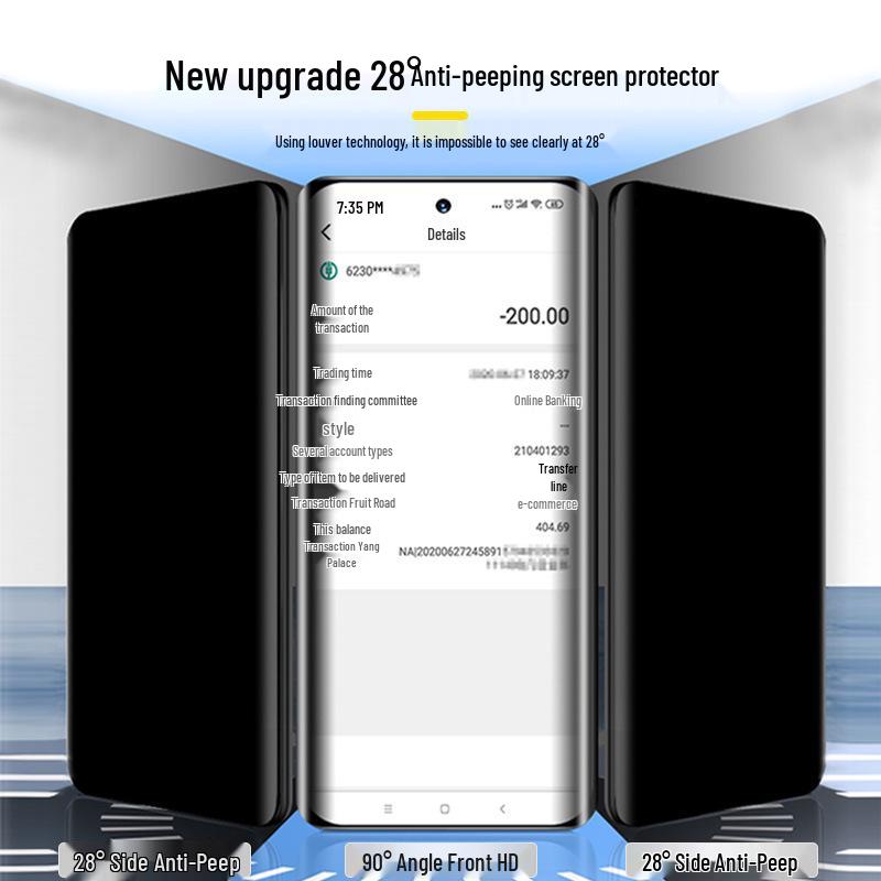Мягкая защитная пленка Moto Edge70/Signature HD от подглядывания и гидрогелевый защитный экран Moto G100 с функцией конфиденциальности