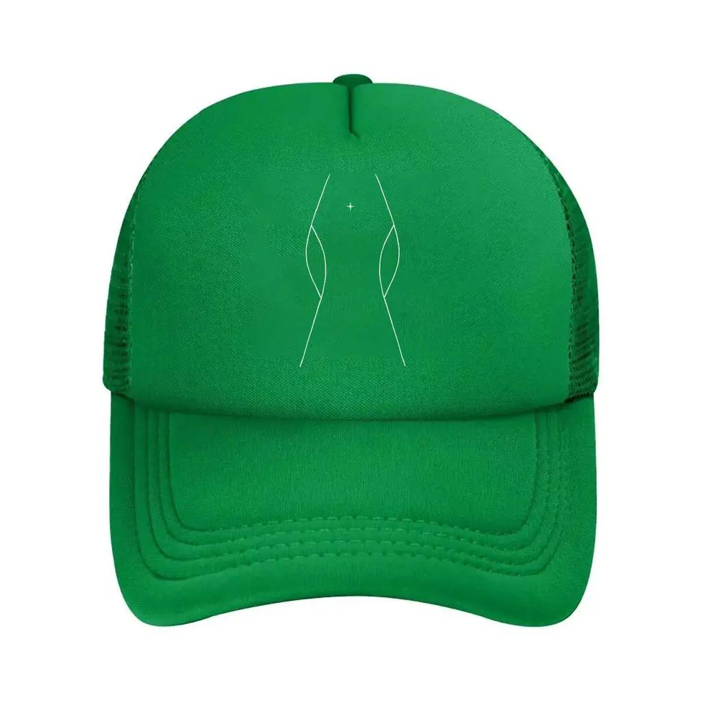 Dress Outline Fashion Inspired Minimalist Garment Design Mesh Baseball Cap