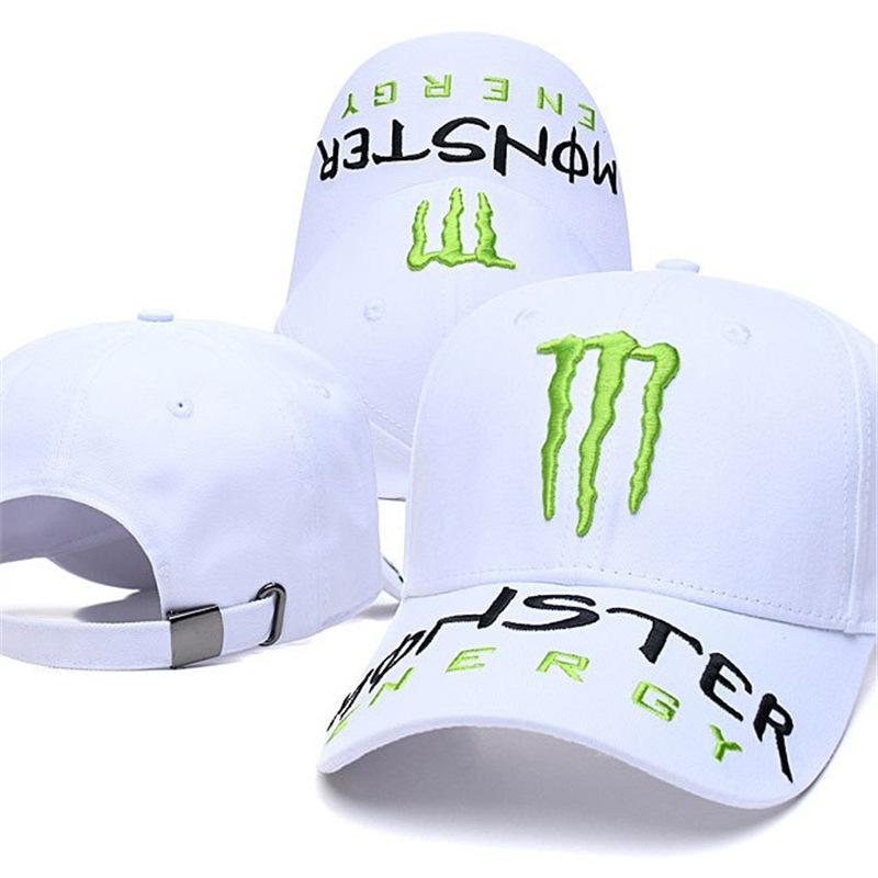 Ghost Claw Hat Summer motorcycle team baseball cap with machine embroidery for racing, unisex