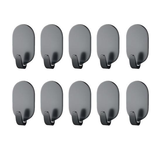 10 шт. настенных крючков, не требуется сверление, отличная липкость, органайзер для прачечной, грузоподъемность 11 фунтов