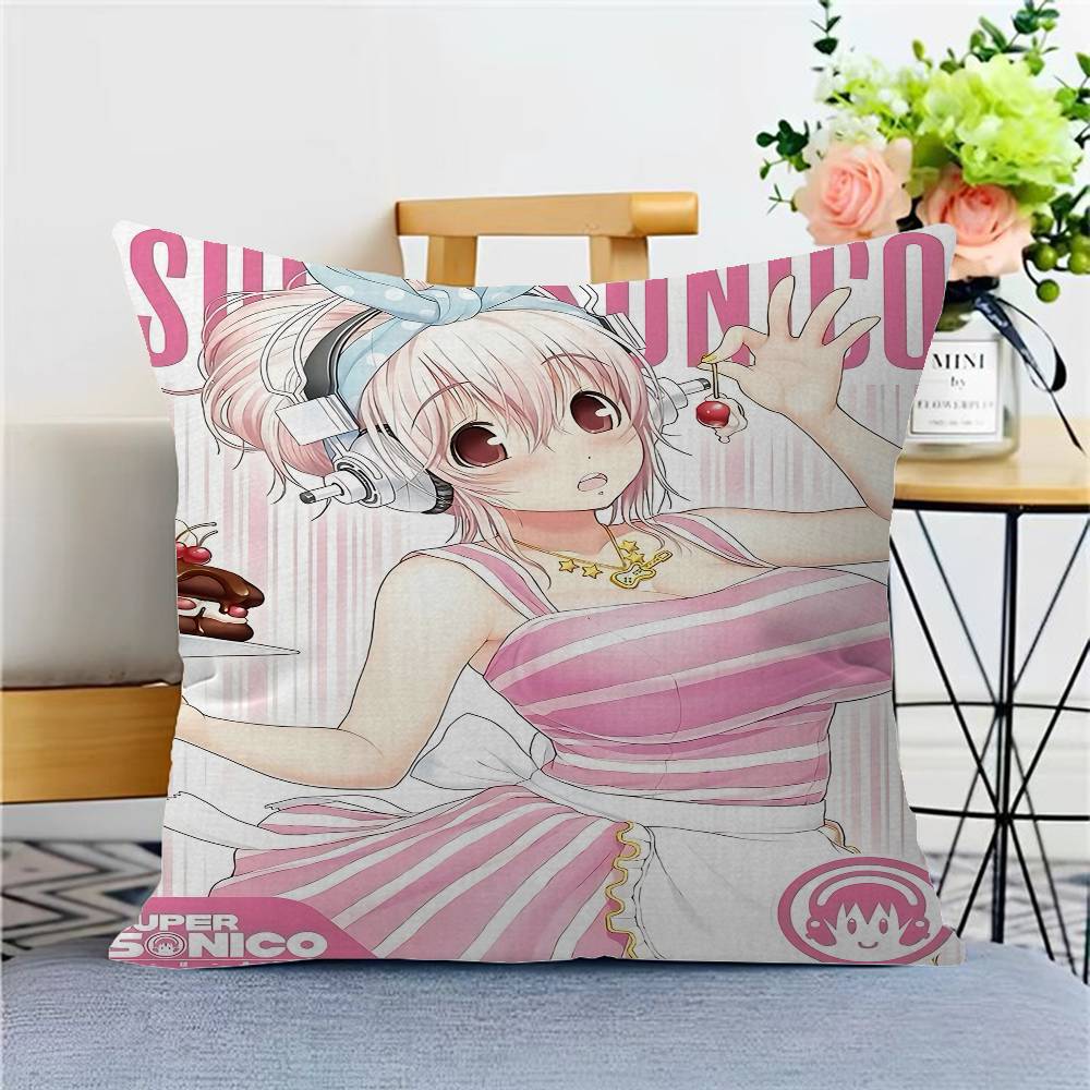 Наволочка S-Super S-Sonico Для Спальни Комнаты И Гостиной Дивана Декоративная Наволочка Для Подушки