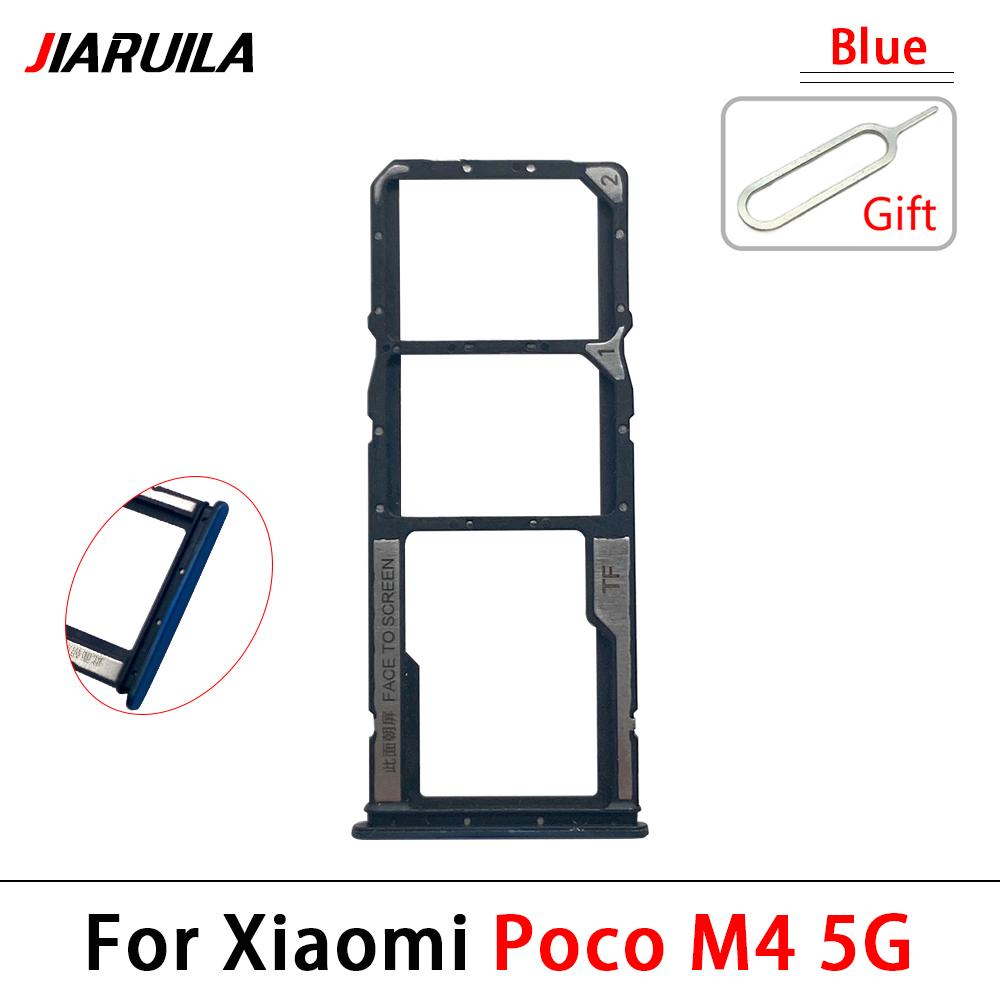 NEW Dual Card SIM Card chip slot drawer SD Card Tray Holder Adapter + Pin For Xiaomi Poco M6 Pro 5G M4 5G M5 M5S M4 Pro 5G