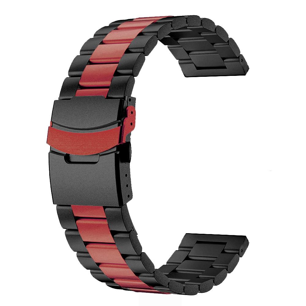 Черно-оранжевый ремешок из нержавеющей стали для Huawei Watch 4 4 Pro Ultimate, роскошный металлический ремешок 22 мм для Huawei Watch GT 3 GT 4 GT 5 Pro