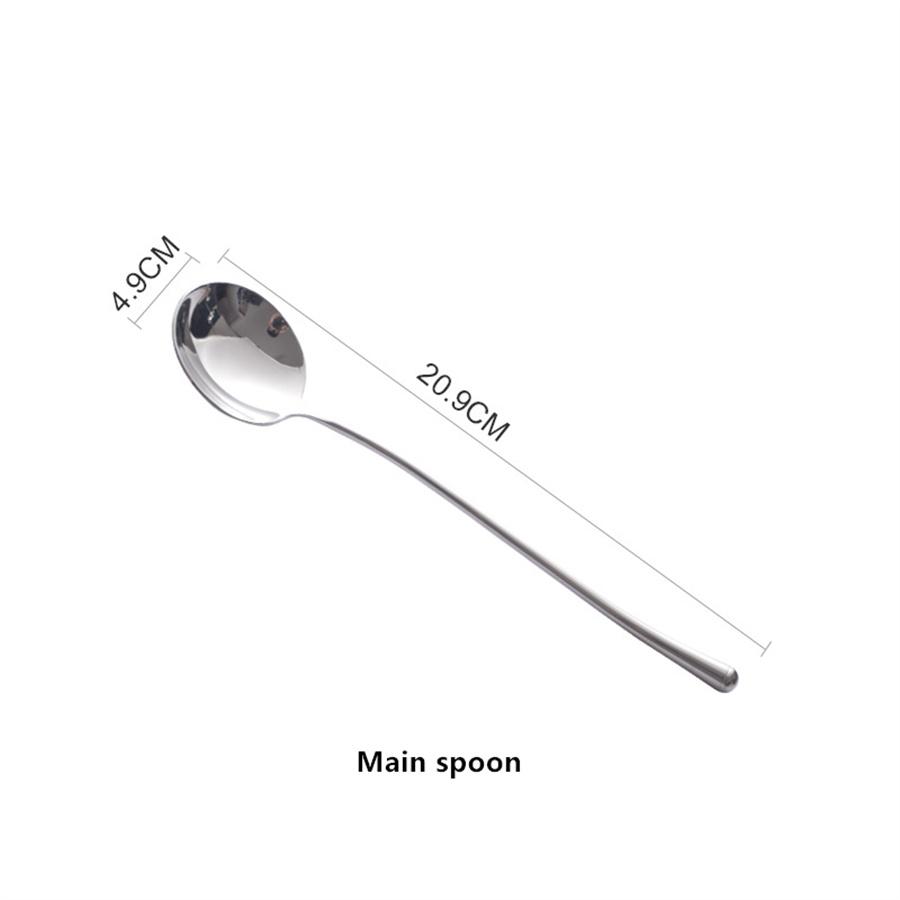 Зеркальная посуда из нержавеющей стали 304, Набор ножей, вилок и ложек в западном стиле, Домашние впечатляющие артефакты, Простой дизайн