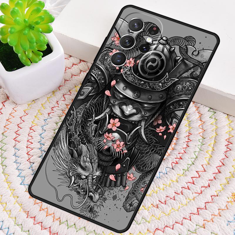 Чехол для телефона Воин Самурай Шлем Воина Для Samsung Galaxy note 10 pro S26 S25 S24 S23 S22 Ultra Plus S21 FE S20 Ударопрочный Чехол