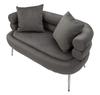 Sofa Silvery Plus With Cushions  Cm 133X68X69
