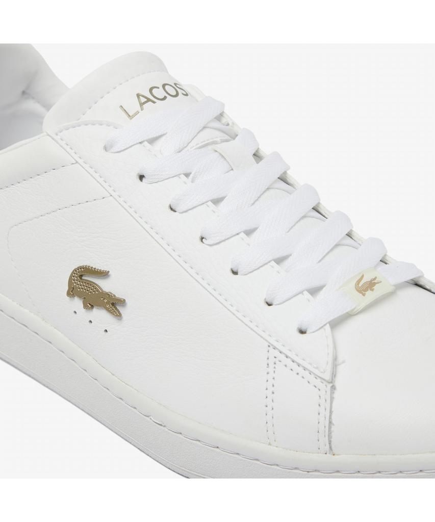 Мужские кроссовки Lacoste Carnaby Evo с платиновыми деталями из кожи Rz0006M54N 21G