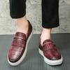Mens Fashion Casual Pu Leather High-quality Leisure Tooling Shoes Comfortable Inside Handmade Trend Fashion Shoes Driving Shoes