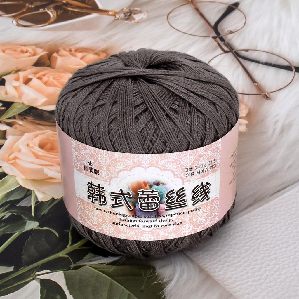 6 шт. 300 г/10,56 унц. Хлопчатобумажная камвольная пряжа Многоцветная Машинная стирка Пряжа для вязания и крючка DIY Пряжа для шалей Амигуруми, Детских пледов Товары для рукоделия