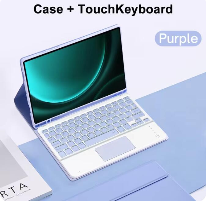 Чехол-клавиатура для iPad Air 5-го поколения 10,9 дюйма, Съемная крышка-клавиатура для iPad Air 4-го поколения 10,9 дюйма Funda