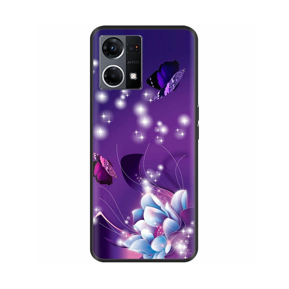 For Oppo F21 Pro CaseTPU Bumper Soft Silicone Bumper Back Phone Cases for OPPO F21 Pro Reno 7 Reno7 4G Case Cover Fundas Coque