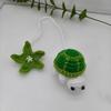 Multi-Purpose Crochet Turtle Handmade Curtain Tieback Creative Bag Hanging Charm  Home Decoration