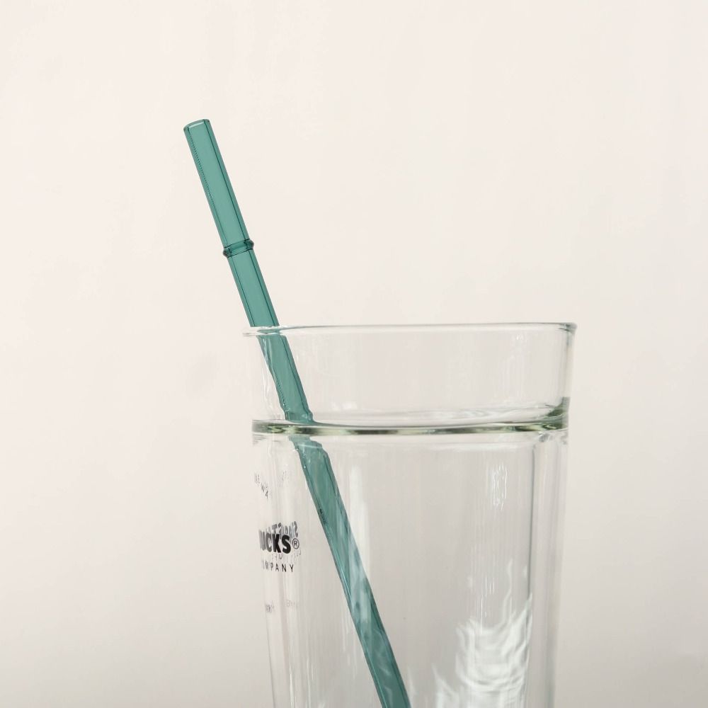 3Pcs 23cm Eco-friendly Straws for Smoothies Cocktails Glass Straws Long Heat-resistant Drinking Straws Cup Accessories