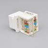 Сетевой модуль Cat5e Keystone Jack - Панельная розетка категории Super Five для компьютерных сетей