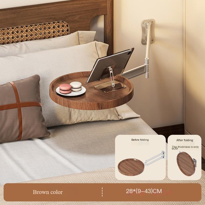 Настенный стол, складные маленькие чайные круглые столики, гостиная, креативная плавающая спальня, настенные прикроватные шкафы для хранения вещей