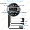 GRANDnavi Bluetooth Морская Стереосистема Радио для Лодки Водонепроницаемое FM AM Цифровой Медиа Аудио Плеер Для Яхты Приборной Панели Квадроцикла UTV Тележки Мотоцикла