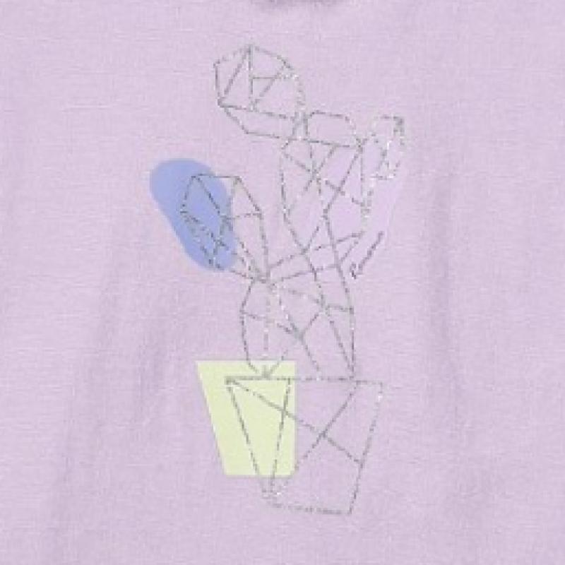 [Renoma Kids] Renoma Kids Футболка для девочек с принтом кактуса