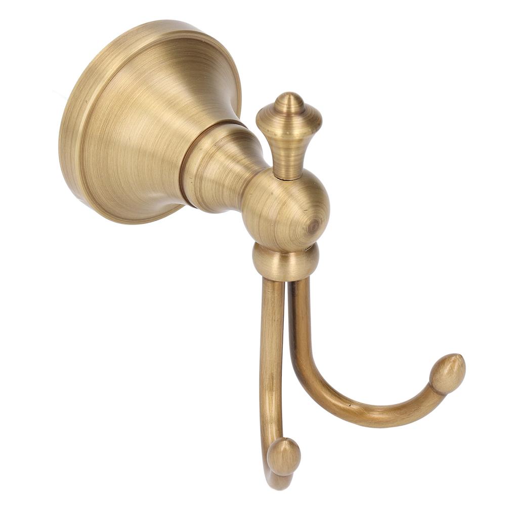 Винтажные крючки для полотенец, вешалки, вешалка для одежды в ванной, вешалка для халата, прочная, настенная, медная и