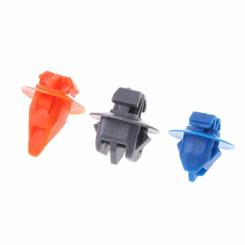 30 Pcs Multicolor Front Door Trim Body Moulding Repair Kit Flare Panel Clip For Toyota Prado 120 Car Moulding Repair Clips