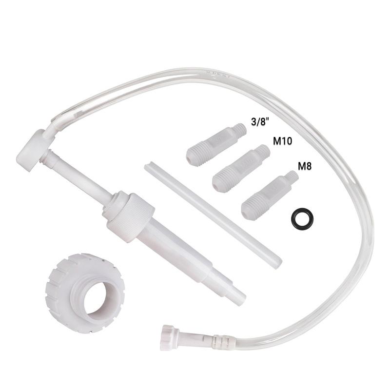 CNSPEED Gear Oil Pump For Standard Quart Gallon Bottles with 3/8" 8mm 10mm Adapters Fit Marine Boat Outboard & Sterndrives Motor