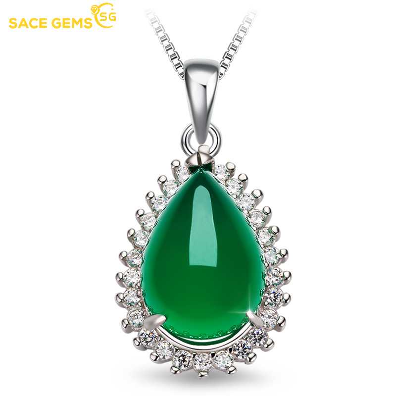 Sace Gems Классический медный сплав Циркон женский кулон ожерелье модный подарок