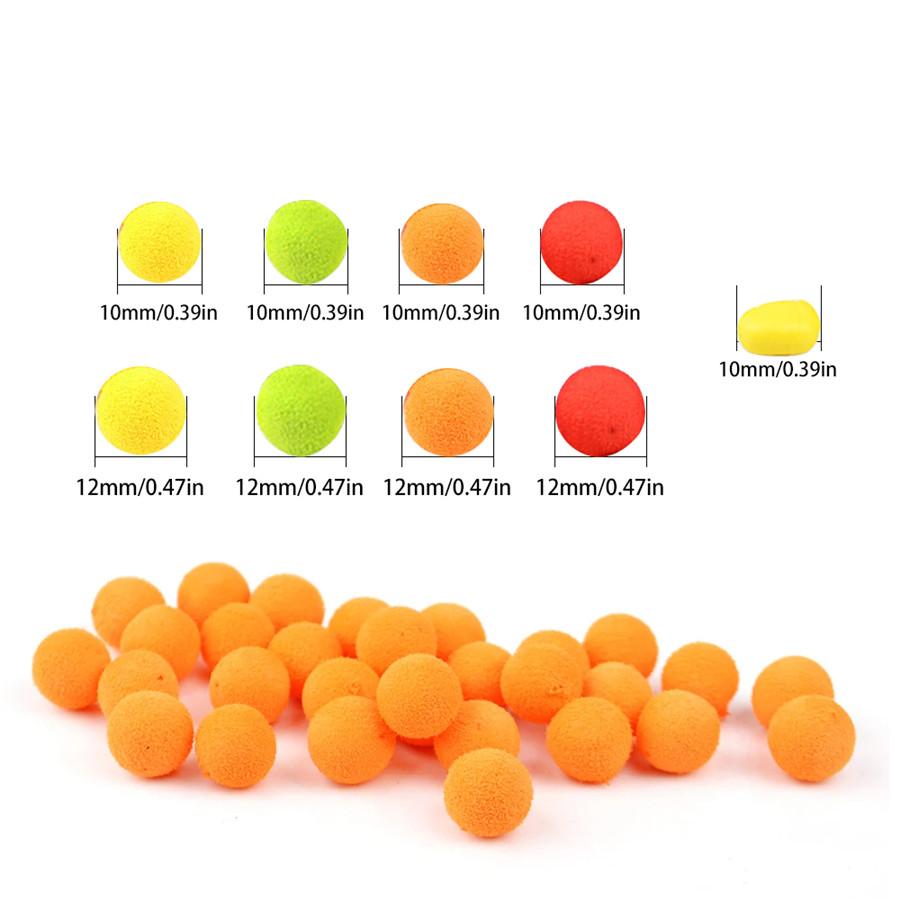 30 штук ароматизированных плавающих шариков для ловли карпа - 10 мм/12 мм