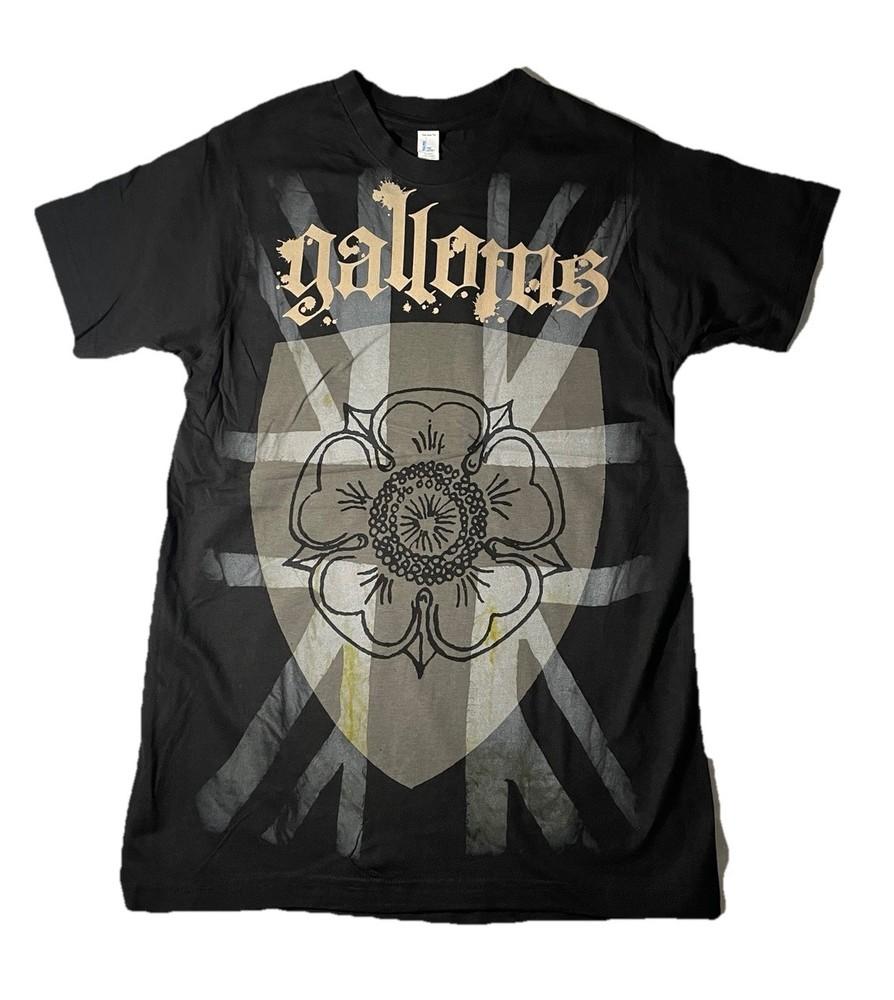 NewGALLOWS Small GRAPHIC BAND TEE UK Hardcore PUNK TSHIRT Rose Crest S Unisex T-Shirt