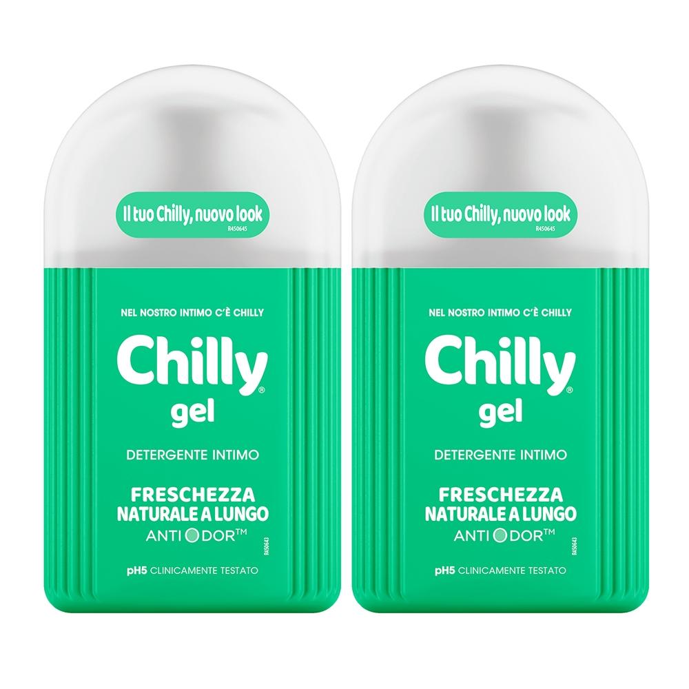 Свежий женский гель для интимной гигиены Chili 200 мл, набор из 2 шт.