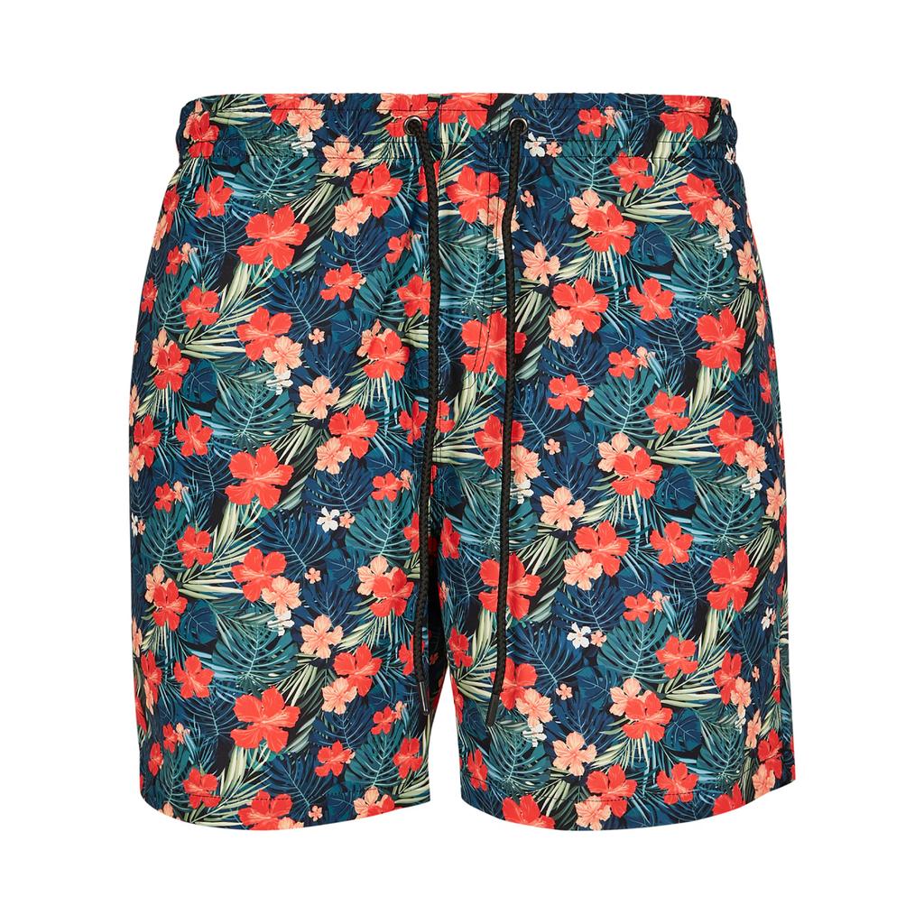 Urban Classics Mens Tropical Swim Shorts