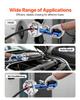 Hydraulic Hose Crimper, Hydra-Krimp AC Hose Crimper Kit with 7 Dies Snap-On, Integral Manual Hydraulic A/C Hoses Crimping Tool for Automotive & Air